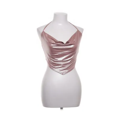 Halternecktopp (Rosa) från Missguided Elastan, Polyester