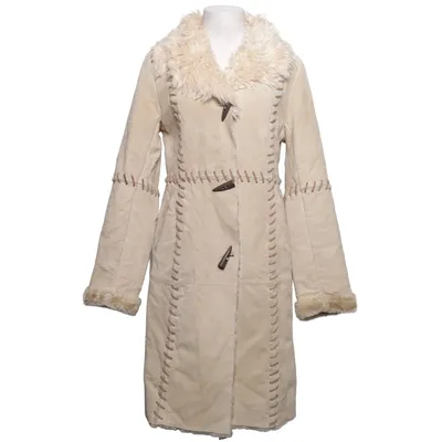 Shearling jacket (Beige) from VILA Clothes Leather