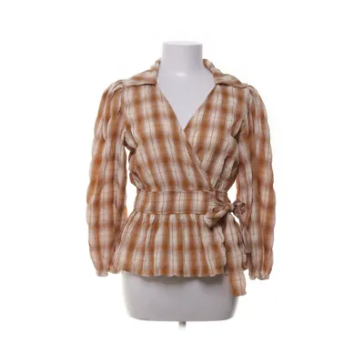 Wikkeltop (Geel) van Pieces Polyester, Viscose