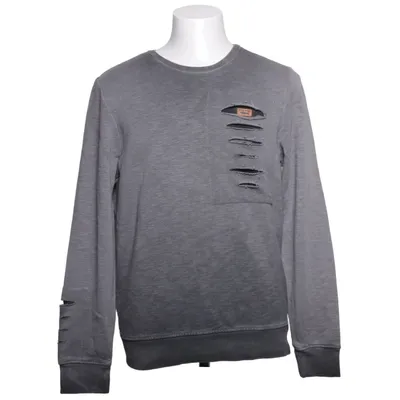 Sweatshirt (Grå) fra Much More Bomuld, Polyester