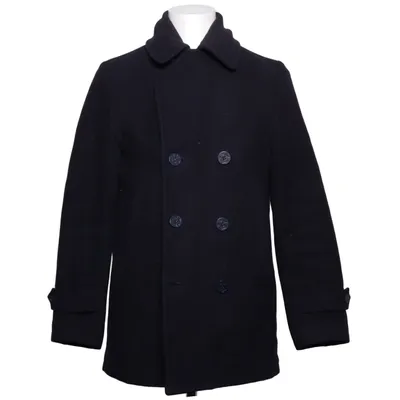 Caban (Noir) de Topman Acrylique, Coton, Polyamide, Polyester, Viscose, Laine