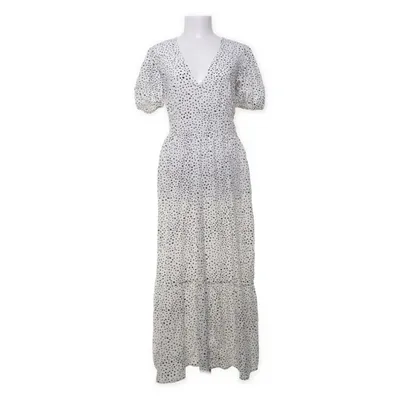 Maxi jurk (Wit, Meerkleurig) van Lindex Viscose