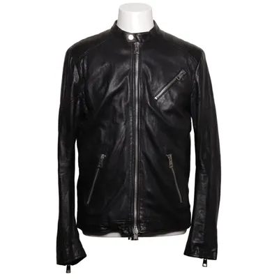 Läderjacka (Svart) från Xagon Man Skinn, Polyester