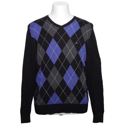 Strickpullover (Schwarz, Blau, Grau) von Tommy Hilfiger Baumwolle