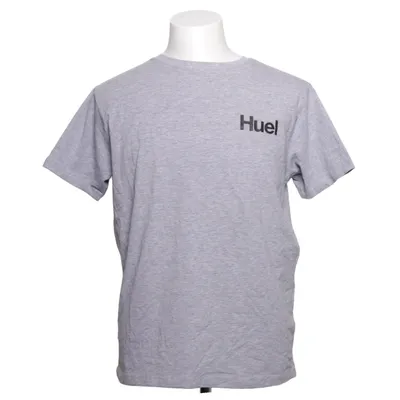 T-shirt (Gris) de Huel Coton, Élasthane, Viscose