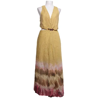 Robe longue (Beige, Rose) de Zara Polyester