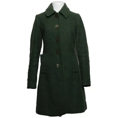 Manteau (Vert) de King Louie Polyester, Laine