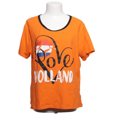 T-shirt (Orange, Noir, Blanc) de 9th Avenue Coton, Élasthane