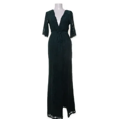 Maxi jurk (Groen) van NLY Eve Elastaan, Polyamide, Polyester