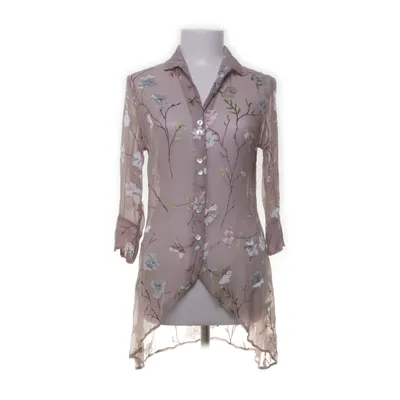 Bluse (Beige, Flerfarvet) fra Tone Barker Silk Silke, Viscose