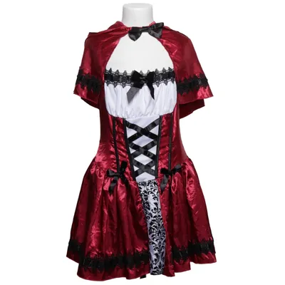 Maskeradkläder (Röd, Vit, Svart) från Leg Avenue Polyester