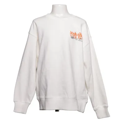 Sweatshirt (Wit) van Zara Katoen, Polyester