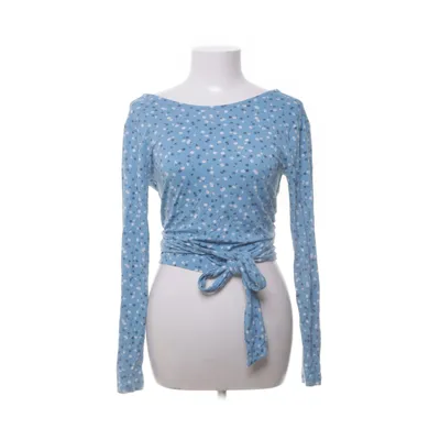 Wikkeltop (Blauw, Meerkleurig) van Envii Elastaan, Viscose