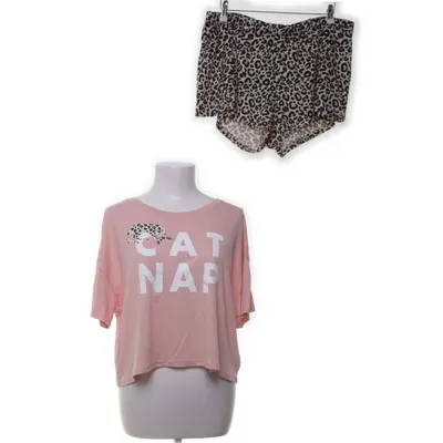 Pyjama (Roze, Bruin) van Divided by H&M Katoen, Viscose