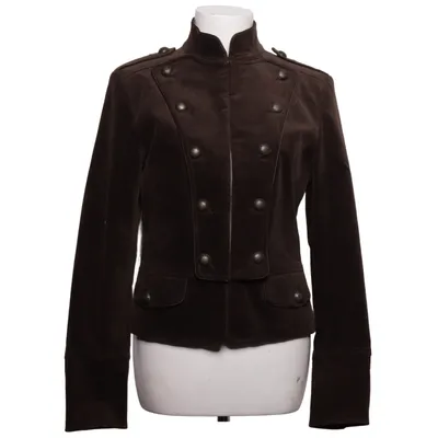 Jacket (Brown) from Zara Basic Acetate, Cotton, Elastane, Viscose