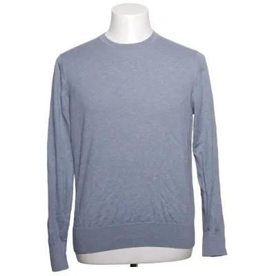 Pull-over (Bleu) de Gutteridge Cachemire, Coton, Soie