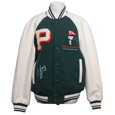 Collegejacka (Grön, Vit) från Zara x Peanuts