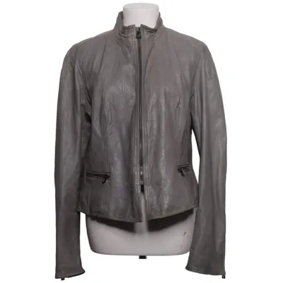 Veste en cuir (Gris) de Apostrophe