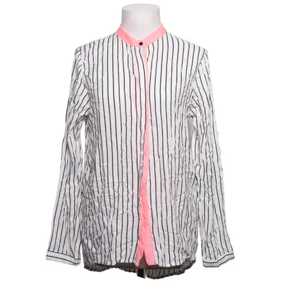 Bluse (Hvid, Sort, Pink) fra Crep Bomuld