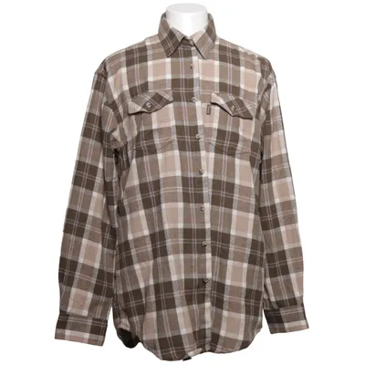 Chemise en flanelle (Marron, Beige, Blanc) de Pinewood Coton