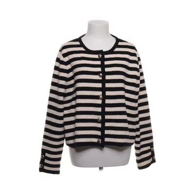 Cardigan (Sort, Hvid) fra H&M Modern Classic Polyester, Viscose, Polyamid