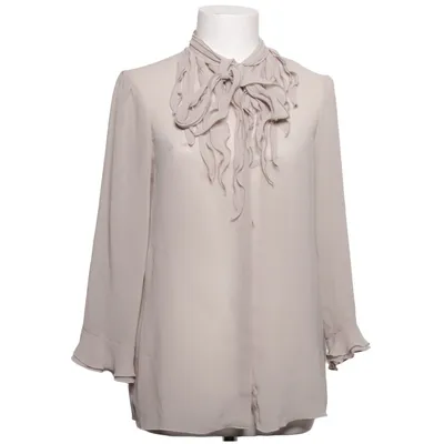 Pussy bow blouse (Beige) from Stile Benetton Polyester