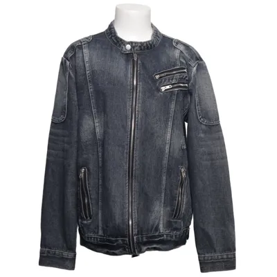 Veste en jean (Gris) de Jeans Coton, Polyester, Viscose