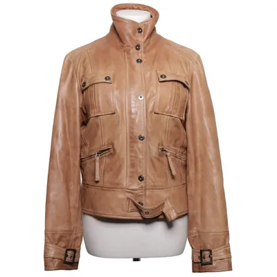 Leather jacket (Alma) from Mauritius Cotton, Leather, Polyester
