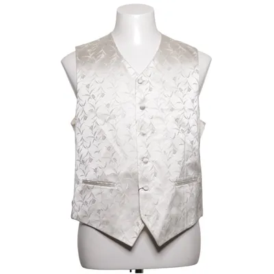 Suit vest (White) from Wilvorst Acetate, Polyester, Viscose
