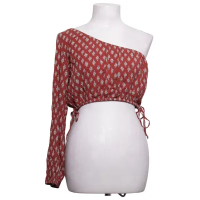 Crop top (Red, White) from Pacific Republic Viscose