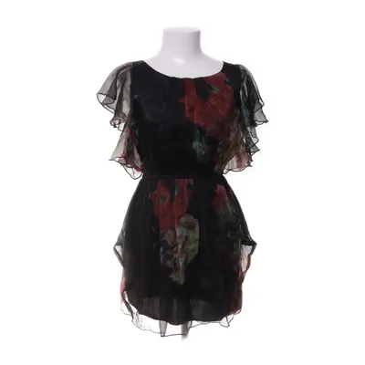 Klänning (Svart, Flerfärgad) från AX Paris Polyester, Linne, Viskos, Elastan