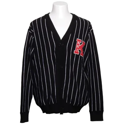 Cardigan (Sort, Hvid) fra Karl Kani Polyamid, Polyester, Viscose