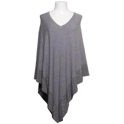 Poncho (Gris) de Voyelles Acrylique, Viscose