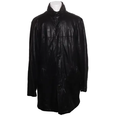 Läderrock (Svart) från Faconnable Skinn, Polyester