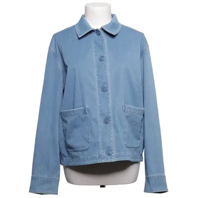 Spijkerjas (Blauw) van Uniqlo Katoen, Elastaan, Polyamide