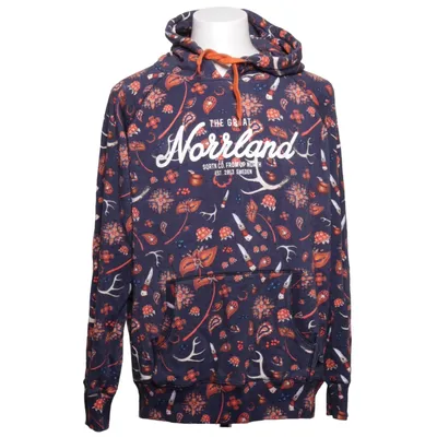 Hoodie (Blue, Multicolored) from Sqrtn Company Organic cotton