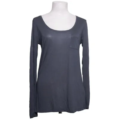 Langærmet t-shirt (Blå) fra Basic by Noa Noa Modal