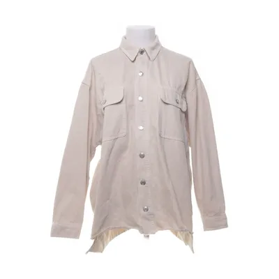 Denim shirt (Beige) from Mango Denim Cotton