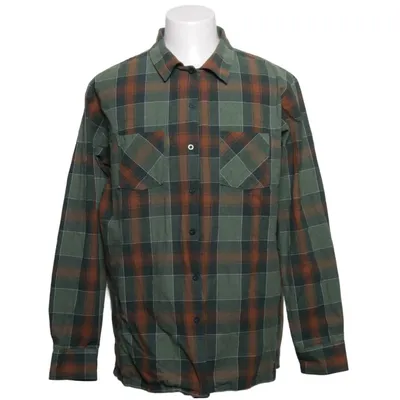 Chemise en flanelle (Vert, Marron) de Brixton Coton, Polyester
