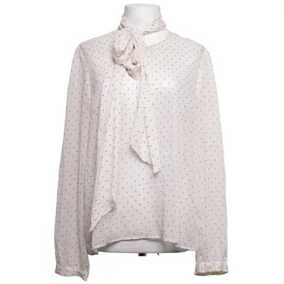 Knytblus (Beige, Svart) från Ida Sjöstedt Polyester
