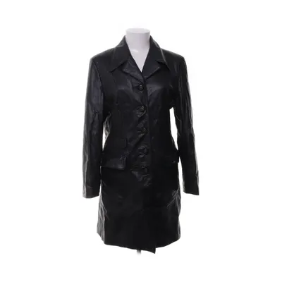 Leather coat (Black) from Petroff