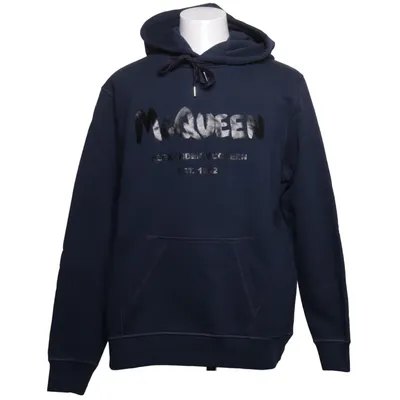 Sweat à capuche (Bleu) de Alexander McQueen Coton, Élasthane
