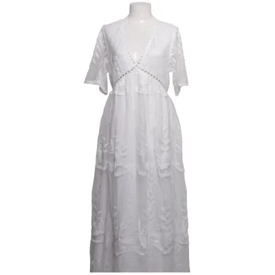 Maxi jurk (Wit) Polyester