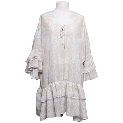 Robe de plage (Beige, Multicolore) de By Malina Polyester
