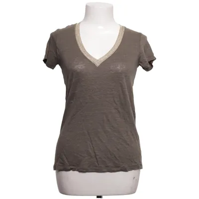 T-shirt (Green) from Zapa Linen, Metallic fiber, Polyester