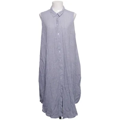 Robe chemise (Bleu, Blanc) de Samsa Collection Coton