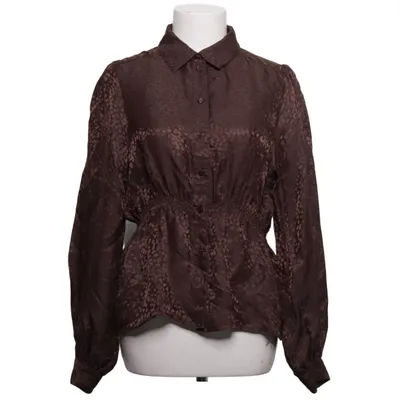 Bluse (Brun) fra Rosemunde Silke, Viscose