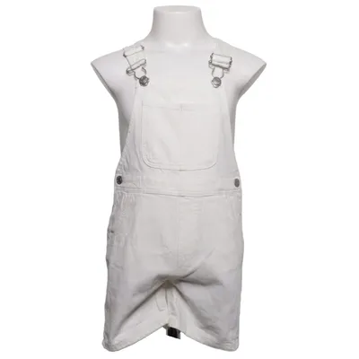 Dungaree shorts (White) from Zara Cotton