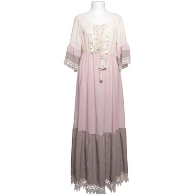 Maxi dress (Beige, Pink, Brown) from Amore Cotton, Polyester