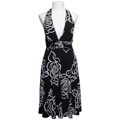 Halternek jurk (Zwart, Wit) van Charlotte Russe Elastaan, Polyester